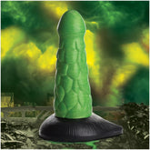 CC RADIOACTIVE REPTILE THICK SCALY SILICONE DILDO